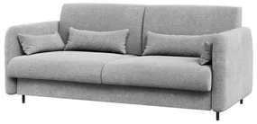Pohovka Bed-Concept 160 BC-19, Farby: biela + biely lesk, Dostupné poťahy: Piu 03