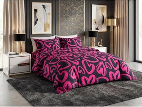 Obliečky z mikrovlákna AMORYS ružové Rozmer obliečky: 70 x 80 cm | 140 x 200 cm