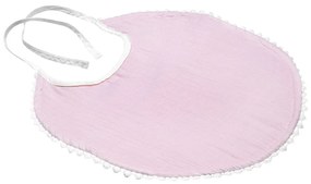 Ružový mušelínový podbradník Kindsgut London