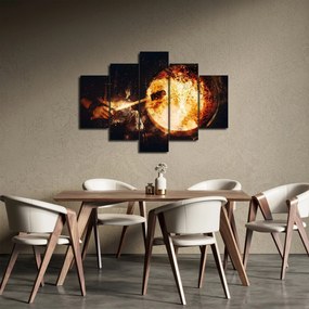 Obraz - Šamanská bubon (150x105 cm)