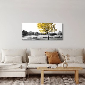 Obraz - Odpočinok v parku (120x50 cm)