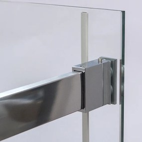 Roltechnik Outlet Posuvné sprchové dvere OBZD2 a pevná stena OBZB - bez vaničky ROTH-Variant: šírka dverí: 120 cm, šírka pevnej steny: 90 cm - (OBZD2…
