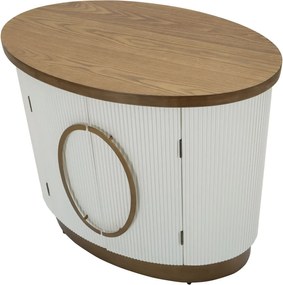 Komoda Tolosa 79 cm biela/jaseň