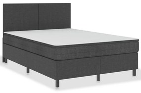 vidaXL Rám na boxspring posteľ, sivý, látka 180x200 cm