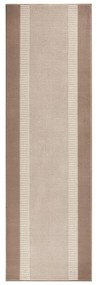 Béžovo-hnedý behúň Hanse Home Basic, 80 x 300 cm