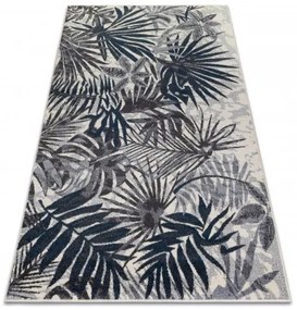 Koberec HEOS krémovo-modrý, Džungľa, rozmer 120x170 cm