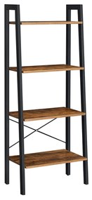 Regál VASAGLE Gerry hnedo-čierny