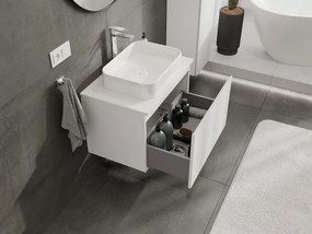 Mexen Orio, kúpeľňová skrinka 70 cm, 1 zásuvka, biela matná, 91A10-07047-1-BF01