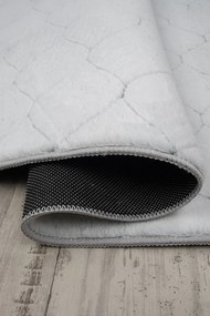 Koberec Rabbit 3D Carving GREY/WHITE 1 rozmery koberec: 160x220 cm