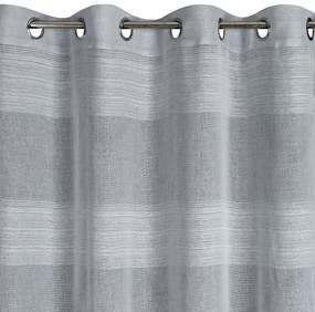 ZÁVES NA KRÚŽKOCH MARGARET 140X250 CM STRIEBORNÁ