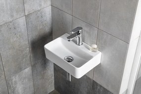 Sapho Sapho, MINOR betónové umývadlo na dosku, priemer 26cm, šedá, MR26017