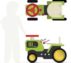 Odrážedlo traktor TERRY zelené