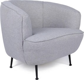 Sivé kreslo Piccoli – Artie