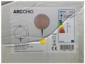 Arcchio - Vonkajšia lampa SENADIN 1xE27/60W/230V 60 cm IP54
