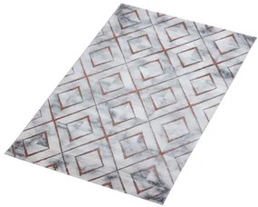 Koberce Breno Kusový koberec NAXOS 3811 Bronze, sivá, viacfarebná,80 x 150 cm