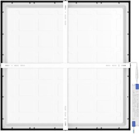 Mexen Brill-S, stropný LED panel 60×60 cm, 36 W, neutrálna biela 4000K, L207-060-060-3640-70