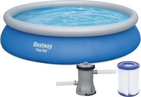 LEAN Záhradný okrúhly bazén s rozperou 457 x 84 cm 9v1 Bestway 57313