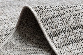 Behúň SIZAL FLOORLUX vzor 20389 strieborný / čierny