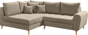 XXXLutz ROHOVÁ SEDAČKA, textil, kompozitné drevo, piesková MID.YOU - Sedačky - 002220026006