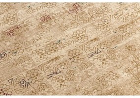 Vlnený kusový koberec Pamuka krémovo vínový 170x235cm