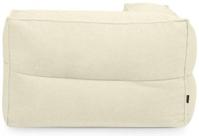 Hnedý sedací vak z textílie buklé Mass Corner 125 Left – SLOWDOWN