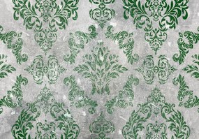 Fototapeta - Zelený motív - betón (152,5x104 cm)