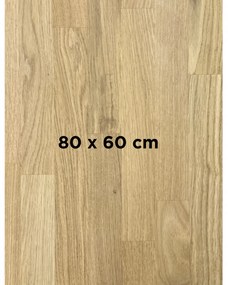 DUBLINO OAK CINK 40 MM - MASÍVNA STOLOVÁ DOSKA 80 x 60 cm