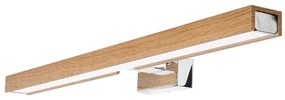 Brilagi-LED Kúpeľňové osvetlenie zrkadla WOODY MIRROR LED/12W/230V IP44 dub/chróm