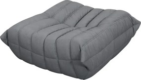 Taburet Nua 86 cm zamat sivý