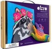 OKTO maľovanie samotvrdnúcou hmotou 30 x 30 cm Medvedík čistotný