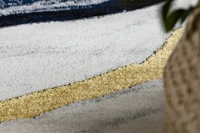 Koberec EMERALD exkluzívny 1017 glamour, styl marmur granátový / zlatý