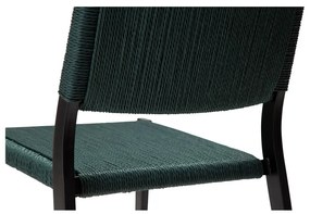 Tyrkysovomodrá jedálenská stolička Loop – DAN-FORM Denmark