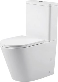 Erga Tina, WC kombi misa 620x365x820 mm, Tornado 2.0 + toaletné sedadlo, biela lesklá, ERG-V03-TINA-TO2-WH