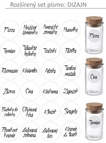 Orion Sada 16ks koreničiek HERMES 100ml + 4ks organizér na koreničky VASKY - NEREZ (nízky) + sada 24ks štítkov