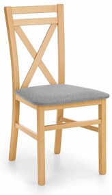 Stolička Dariusz drevo/tkanina dub/inari 91 45x49x90