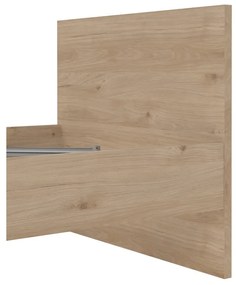 Jednolôžková posteľ v dekore duba v prírodnej farbe 90x190 cm Naia – Tvilum