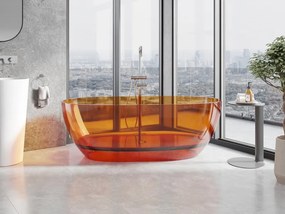 Mexen Pure, voľne stojaca vaňa 170 x 80 cm, oranžová, 58071708006
