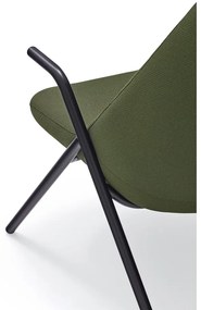 Zelené kreslo Teulat Dins, výška 90 cm