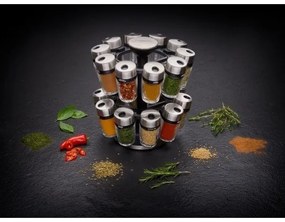 Cole&Mason - Otočný stojan s koreničkami MASTER 21 ks