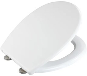 WENKO 24571100-WC sedadlo VORNO NEO 46x37 cm biele/strieborné