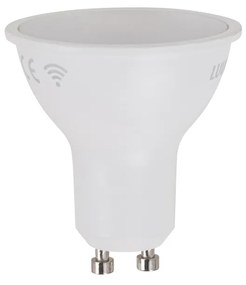 Sada 5 inteligentných stmievateľných LED žiaroviek GU10 50mm Opálová 7W 630 lm 4000K