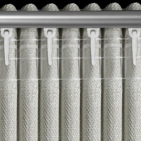 ZÁVES NA PÁSKE LEYA 140X270 CM STRIEBORNÁ