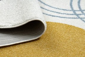 Koberec FUSION 7157 biely / zlatý