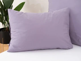 Bavlnená obliečka na vankúš Renforcé 50 × 70 cm – Jasmine fialová