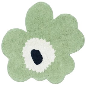 Kúpeľňová predložka Unikko 73x74, zeleno-biela
