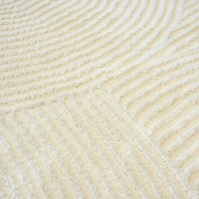 Angel Carpet, Kusový koberec Zafiro 25 Beige, 60x110, béžová, kancelária