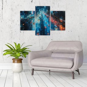 Obraz - Veľkomesto, olejomaľba (90x60 cm)