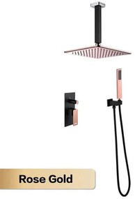 Moderný sprchový set Vattenrik Ružovo-zlatá Strop