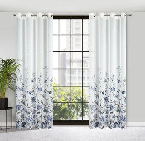 ZÁVES NA KRÚŽKOCH KALIA 140X250 CM VZOROVANÁ