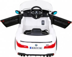 Detské elektrické autíčko BMW M5 DRIFT biele